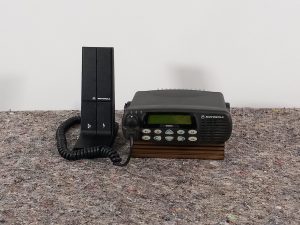 Motorola GM360 CB Radio with desk mounted microphone