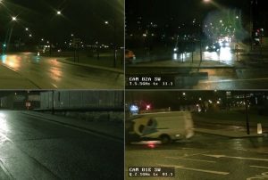 Police CCTV Night Quad Footage